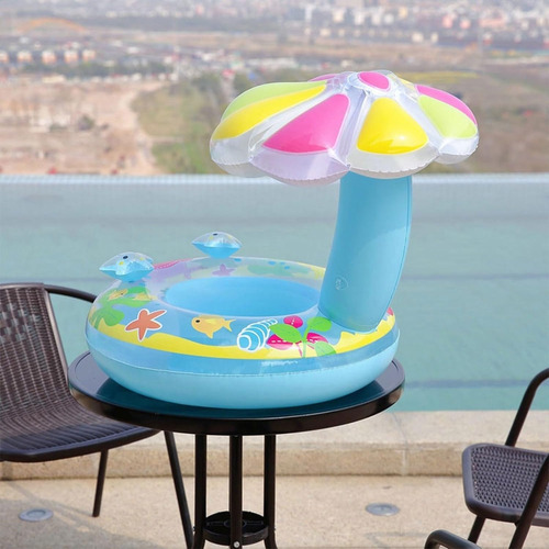 Inflable Flotador Palmera Bebes Andadera Alberca 2-5 Años