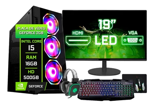 Placa de video online para pc gamer barata