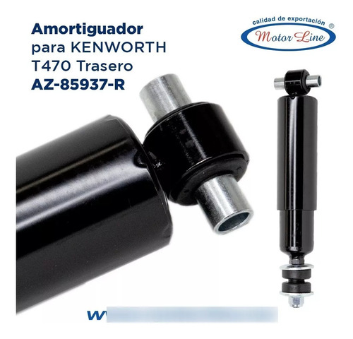 063 / Amortiguador / Trasero / Kenworth / T470 / Az-85937-r