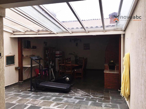 Sobrado Com 3 Dormitórios À Venda, 230 M² Por R$ 795.000 - Vila Scarpelli - Santo André/sp - So0430