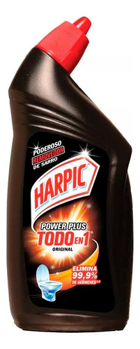 Gel Limpiador De Baño Power Plus Original 500ml Harpic