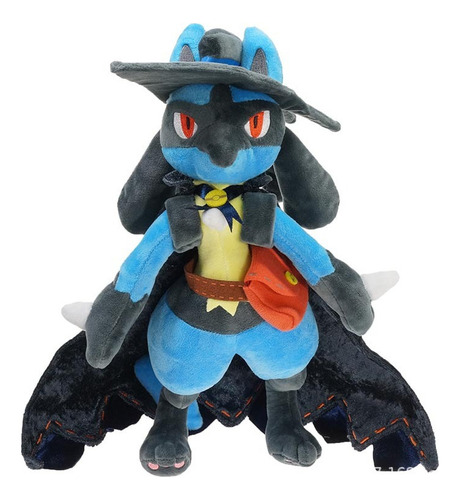 Halloween Azul Lucario Muñeco De Peluche De Regalo