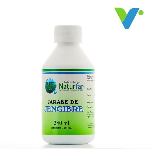 Jarabe De Jengibre Natural Por 240ml Labo - L a $70