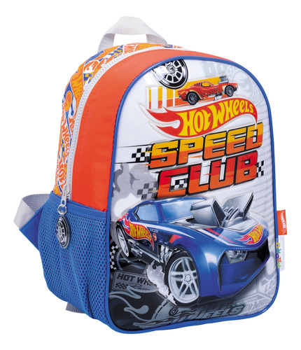 Mochila Espalda Jardin 12puLG Hot Wheels Licencia Original