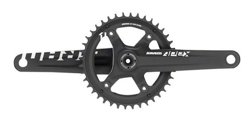 Volante Gravel Ruta 10-11v Sram Apex X1 Gxp 175mm 42t Black