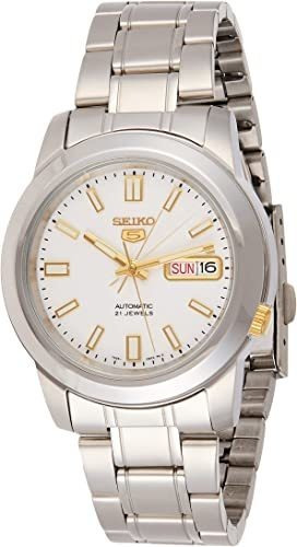 Seiko Snkk07 5 - Reloj De Acero Inoxidable Con Esfera