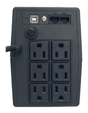 No Break Vica Optima 750 Regulador 750 Va 400 Watts 6 Tomas