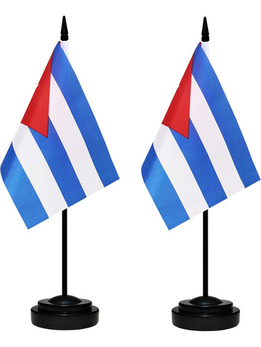 Set De Banderas P/ Escritorio Bclin De Paises, Cuba