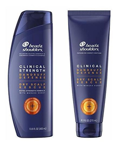 Clinical Strength Champú+acond Miel 13.5oz/9.1oz H&amp;s