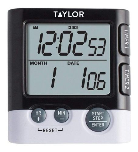 Temporizador Dual Reloj Digital Cocina Taylor 5828 Original