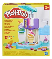 Comprar Helado Play-doh Rainbow Swirl De Playset Con 7 Accesorios