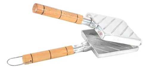 Sanduchera Manual Metálica 1 Puesto En Aluminio Fundido