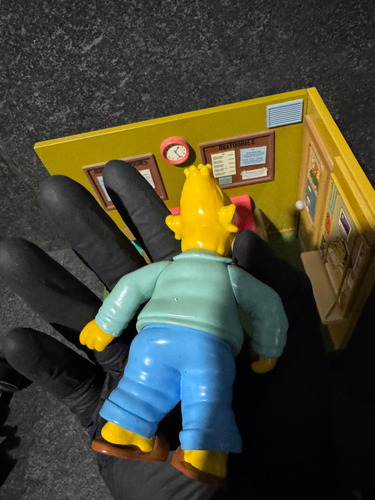 Lote Playset Playmates Los Simpson Abraham Simpson Original (Usado)
