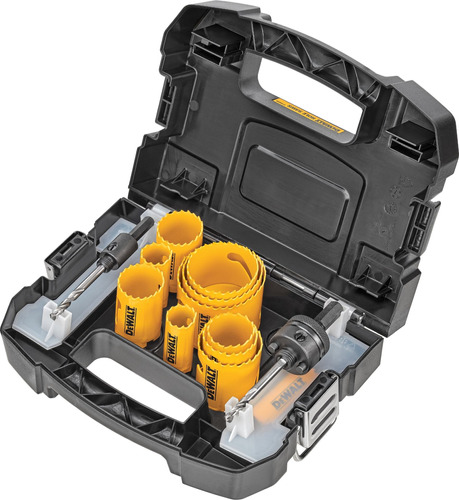 Juego Sierra Copa Bimetalica 14pz Con Maletin Dewalt D180005