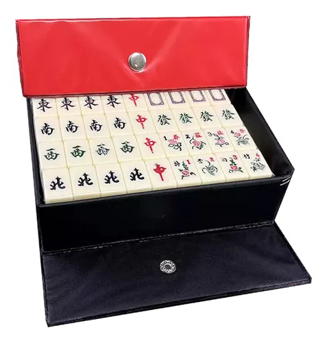 Mini Jogo Chinês De Mahjong, 144 Folhas, Jogos De Azulejos