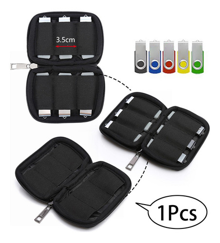 L 2 Kit De Bolsa De Almacenamiento De Caja 6 Ranuras