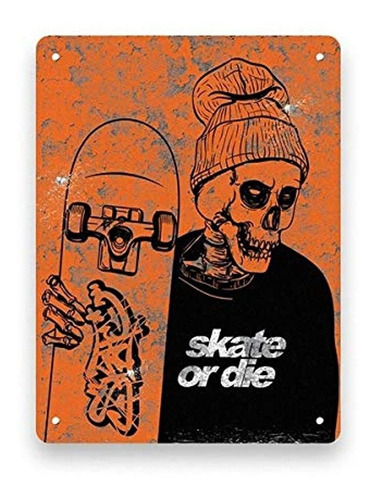 Imán Con Diseño De Skate Or Die