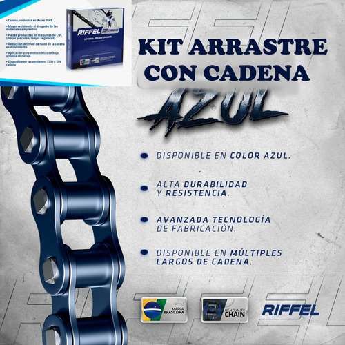 Kit Arrastre Akt 110 -active 110 Riffel Alta Calidad