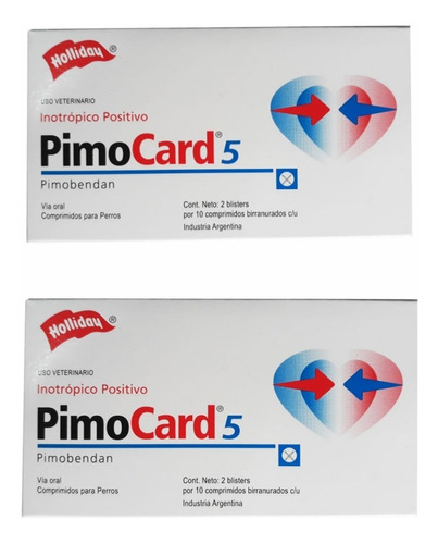 Pimorcard 5 Mg X2 (40 Comprimidos) Holliday 