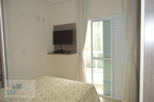 Cobertura Com 2 Dormitórios À Venda, 140 M² Por R$ 562.000,00 - Vila Pires - Santo André/sp - Co0162