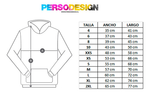 Poleron Hombre 2xl Con Capucha Talla Grande Holgado