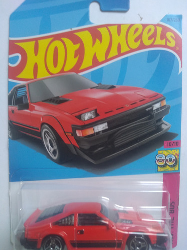 Carrito Escala El Toyota Supra 82 Rojo De Hot Wheels The 80s