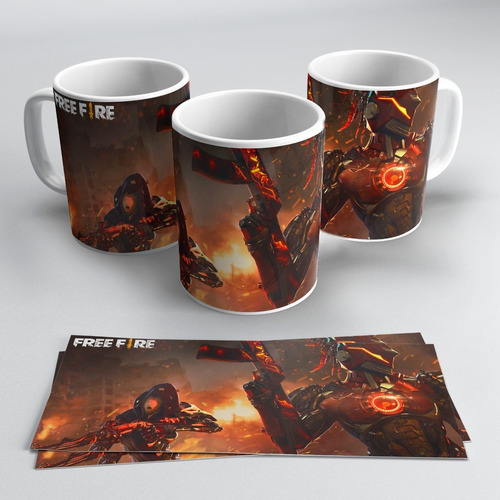 Taza Ceramica Sublimada Videojuego Free Fire #215