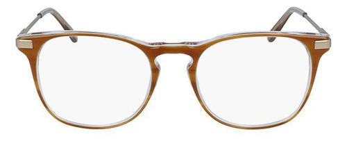Óculos De Grau Calvin Klein Ck19710 - Marrom E Mineral