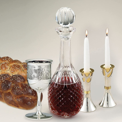 Copa Kidush Judaica Taza Infantil Plateada