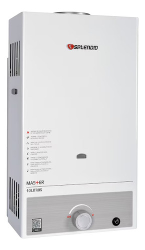 Calefont 10 Litros Tiro Natural Gas Licuado Master Splendid