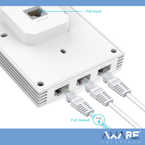 Tp-link Access Point Eap655 Wall Wifi 6 Ax3000 Placa De Red