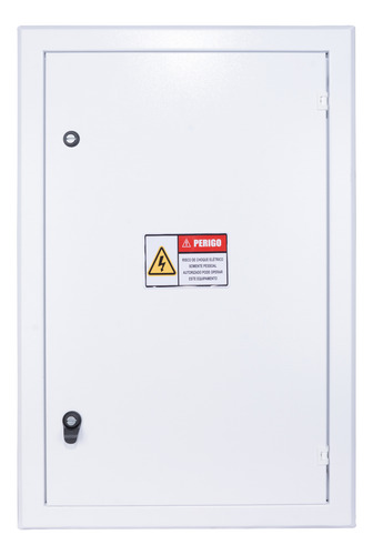 Quadro Distribuição Embutir Com Kit Trifásico 48c 100a