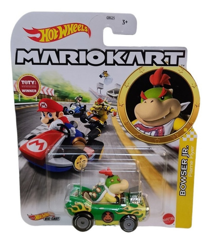 Hotwheels Mario Kart Bowser Jr. Flame Flyer
