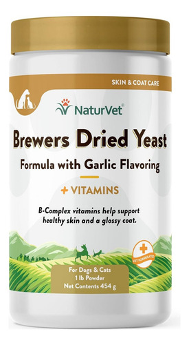 Levadura Seca De Cerveza Para Mascotas Naturvet 454 G