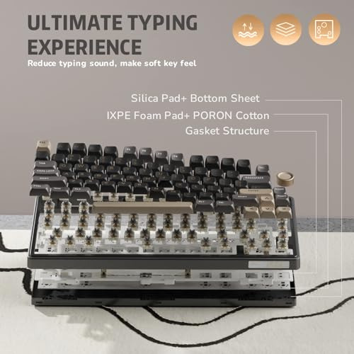 Rk R75 Pack: Teclado Mecnico Gaming 75% Con Control De Volum