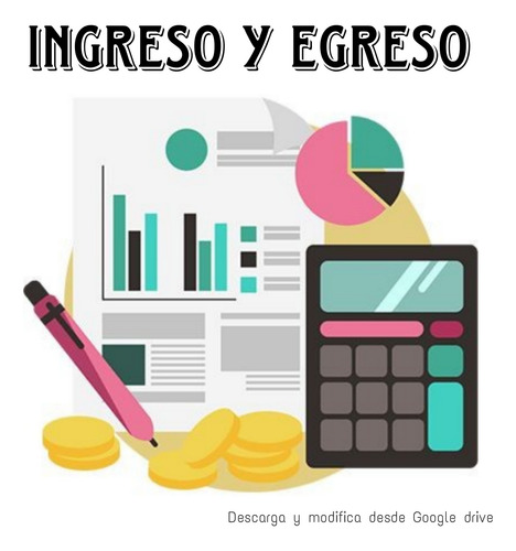 Plantilla Excel Control De Ingresos Y Egresos, Google Drive