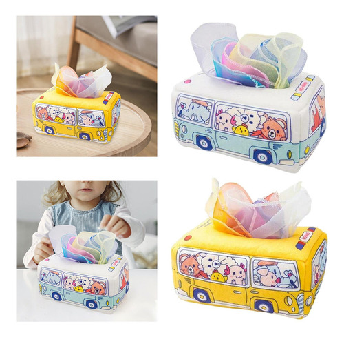 2x Caja De Pañuelos Para Con Toalla De Mano Juguetes