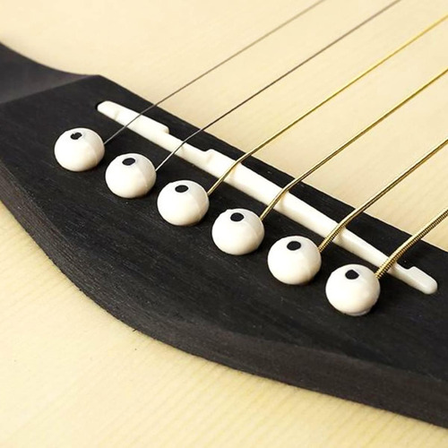 24 Pines De Puente Para Guitarra Acústica Con Extractor De P