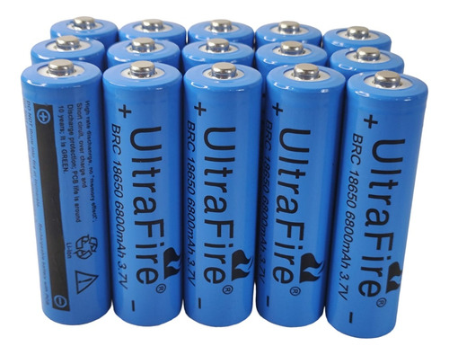 Bateria X15 Combo 18650 Cilindrica 6800 Mah 3.7 Voltios 