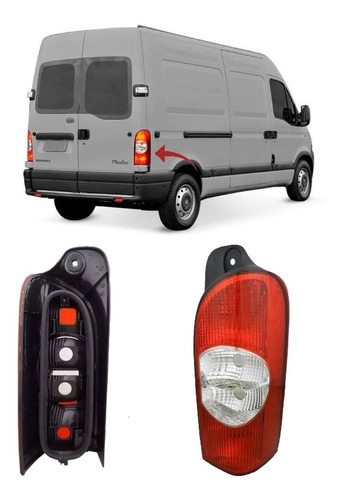 Lanterna Traseira Renault Master 2007/2012 Lado Direito