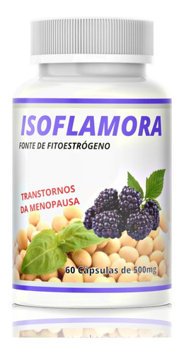 Isoflamora 60 Caps Isoflavona+amora 60 Cápsulas 500mg