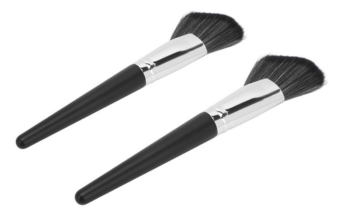 Brocha De Maquillaje Para Contornear, 2 Piezas, Hoz, Pelo Su