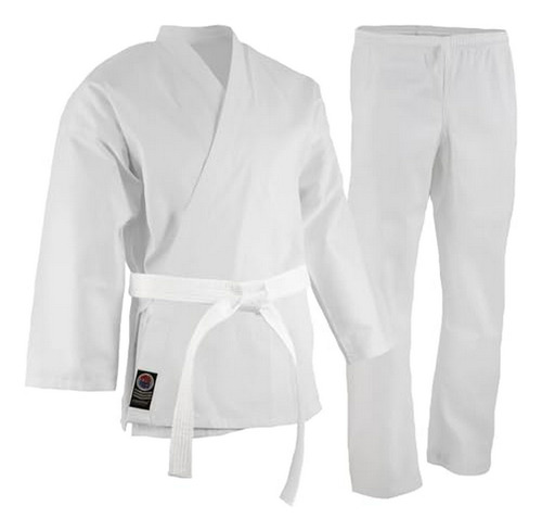Uniforme Karate Tradicional  6oz - Blanco