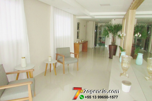 Imagem 12 de 14 de Ch209 Apto Frente Pro Mar No Centro 2 Dorms 1 Suite 1 Vaga