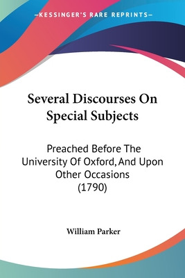 Libro Several Discourses On Special Subjects: Preached Be...