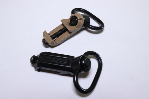Anclaje Porta Fusil + Montura Giratoria / Airsoft Sling Color Tan