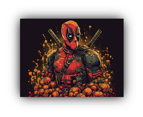 Cuadros Inspiraciones Deadpool Super Heores 30x20cm