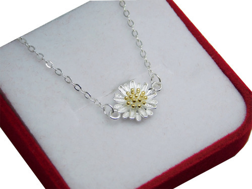 Pulsera Girasol Plata Italiana 925 Importado 