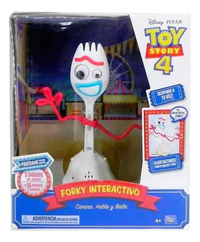 Muñeco Forky Interactivo Toy Story 4 Habla Canta Baila