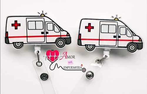 Porta Carnet Yoyo Nurse Medico Enfermera Profesional Salud